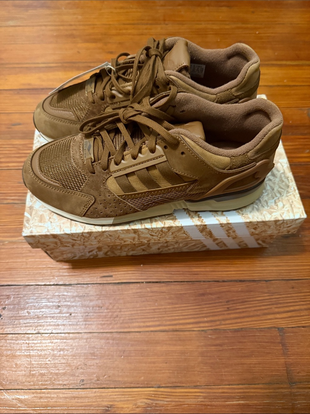 New with tags adidas ZX 10,000 Schokohase sneakers size 6.5 Men’s / 39.5 Eu